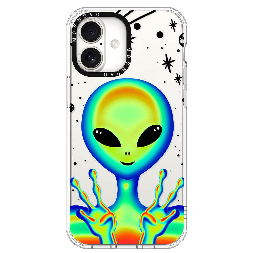 Alien Piece Phone Case - iPhone 16 Plus Case