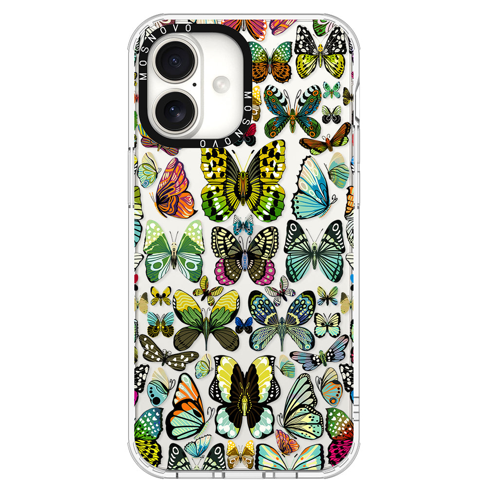 Butterflies Phone Case - iPhone 16 Plus Case - MOSNOVO