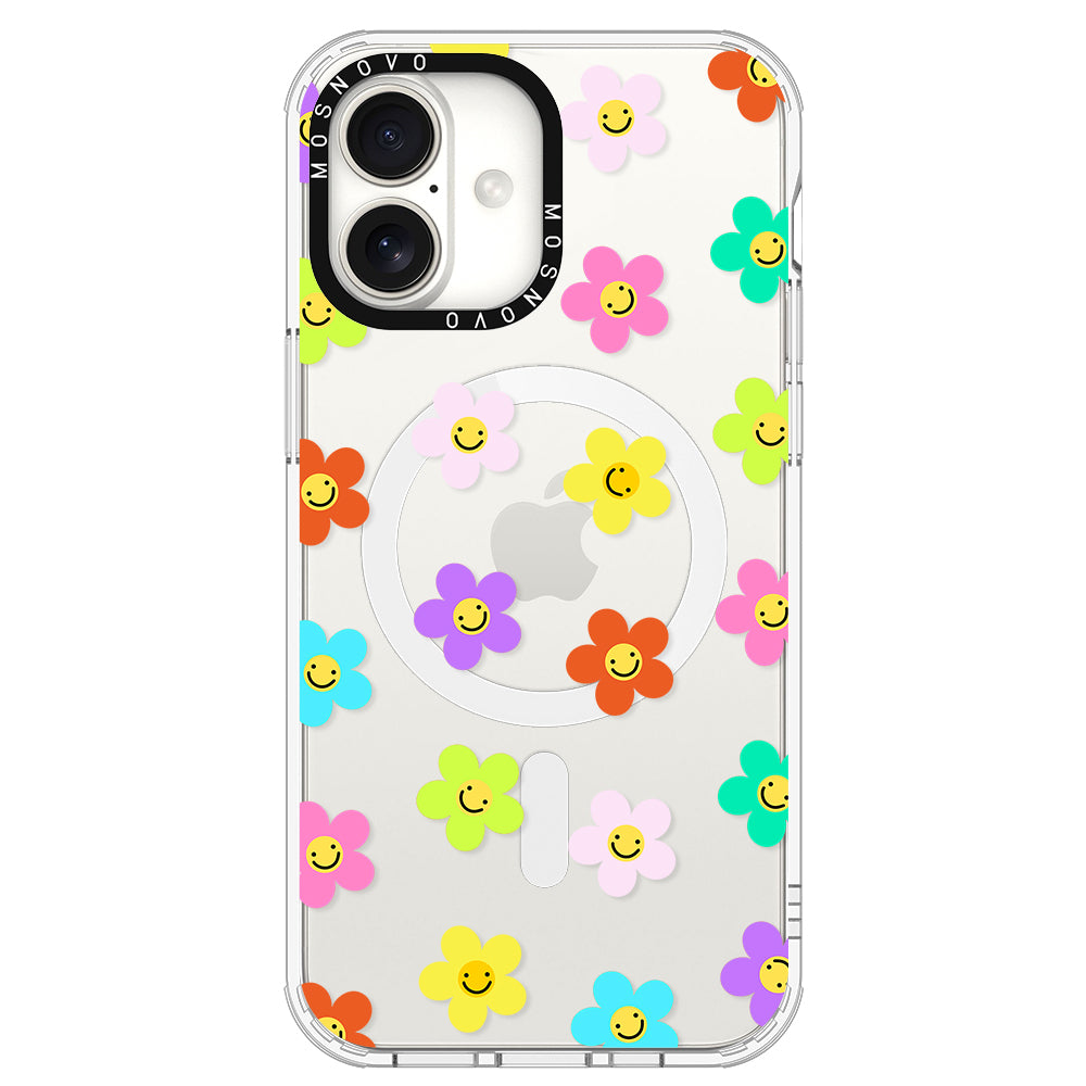 Smile Floral Phone Case - iPhone 16 Case