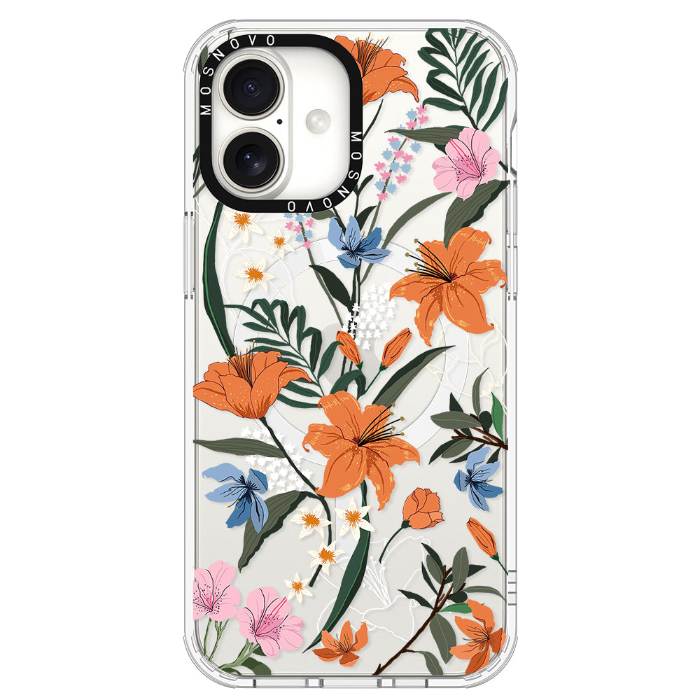 Lily Garden Phone Case - iPhone 16 Plus Case - MOSNOVO