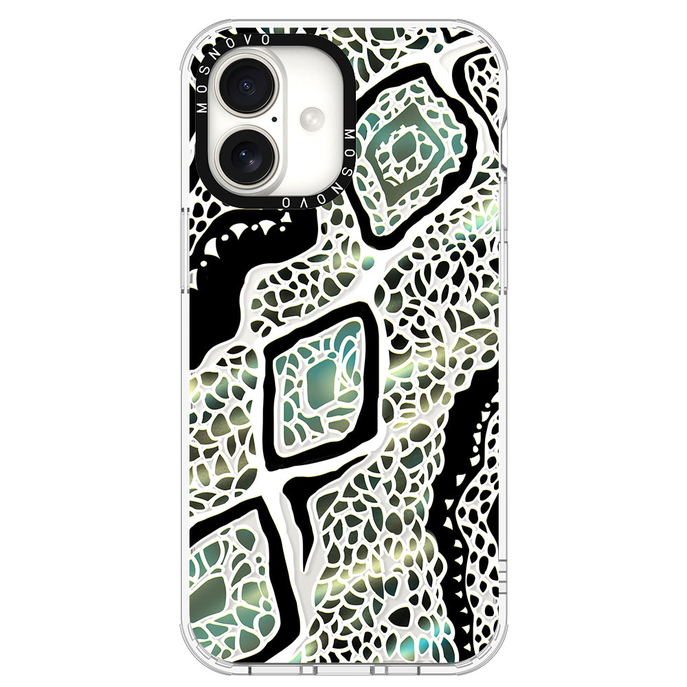 Jade Snake Phone Case - iPhone 16 Plus Case - MOSNOVO