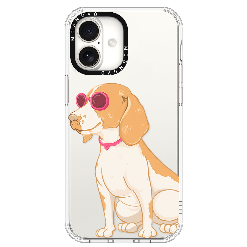 Cute Beagle Phone Case - iPhone 16 Plus Case - MOSNOVO