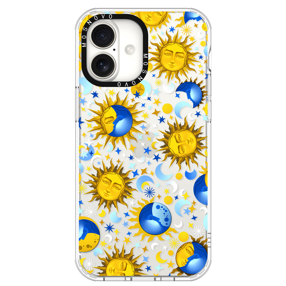 Sun and Moon Phone Case - iPhone 16 Case - MOSNOVO