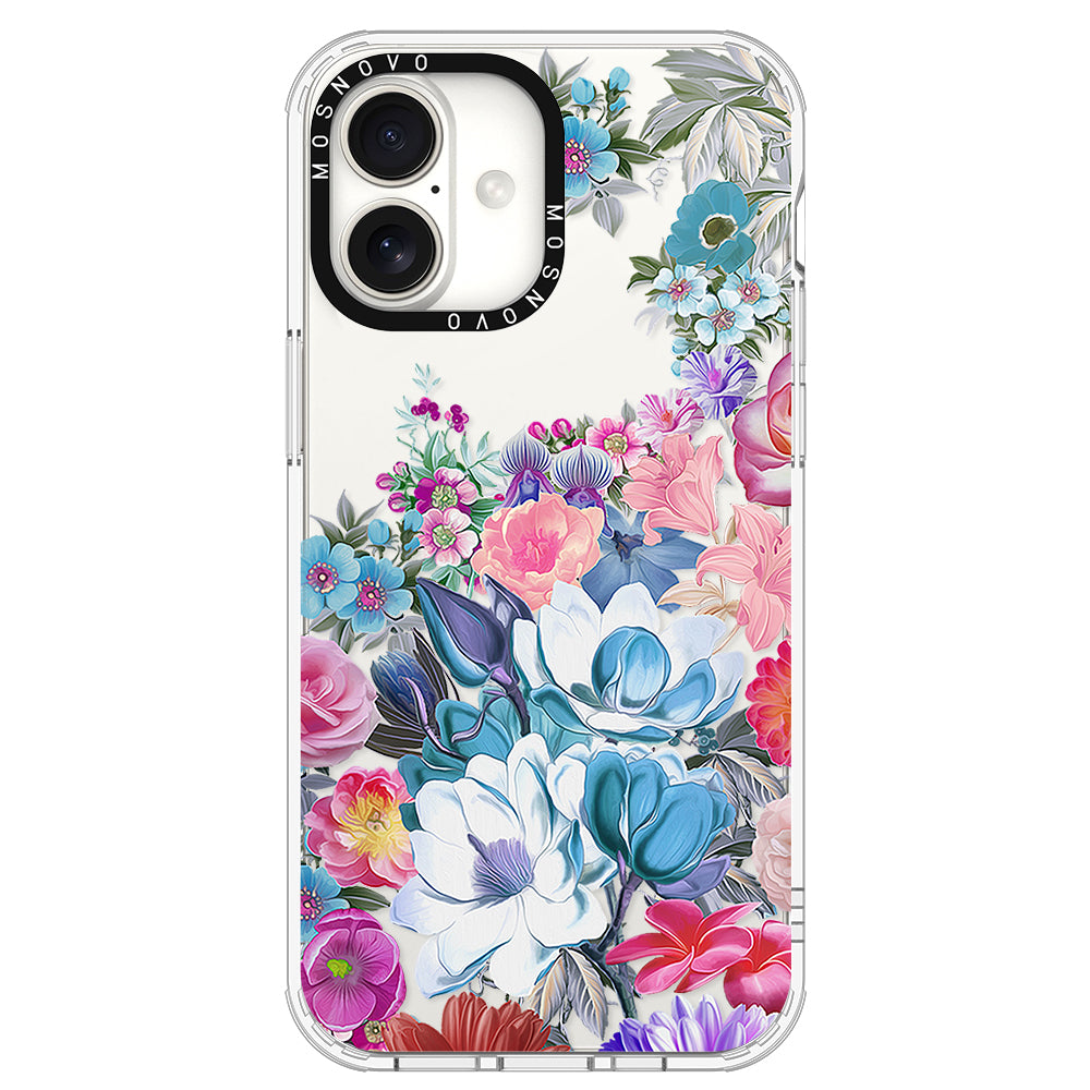 Magnolia Flower Phone Case - iPhone 16 Plus Case - MOSNOVO