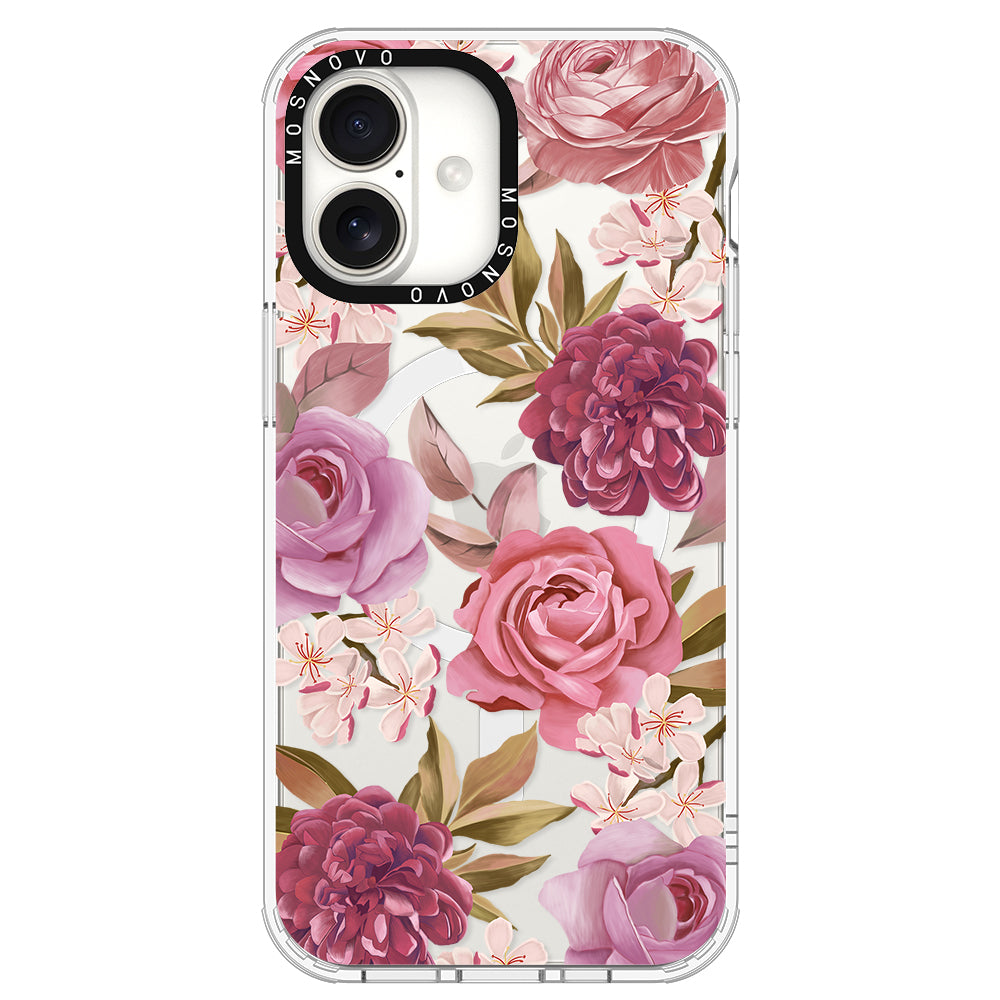 Blossom Flowe Floral Phone Case - iPhone 16 Plus Case - MOSNOVO