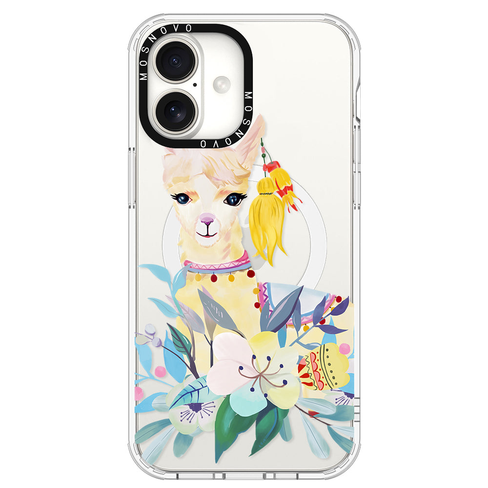 Boho Llama Phone Case - iPhone 16 Plus Case - MOSNOVO