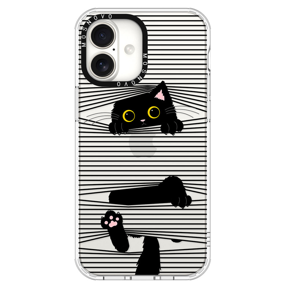 Hidden Black Cat Phone Case - iPhone 16 Plus Case