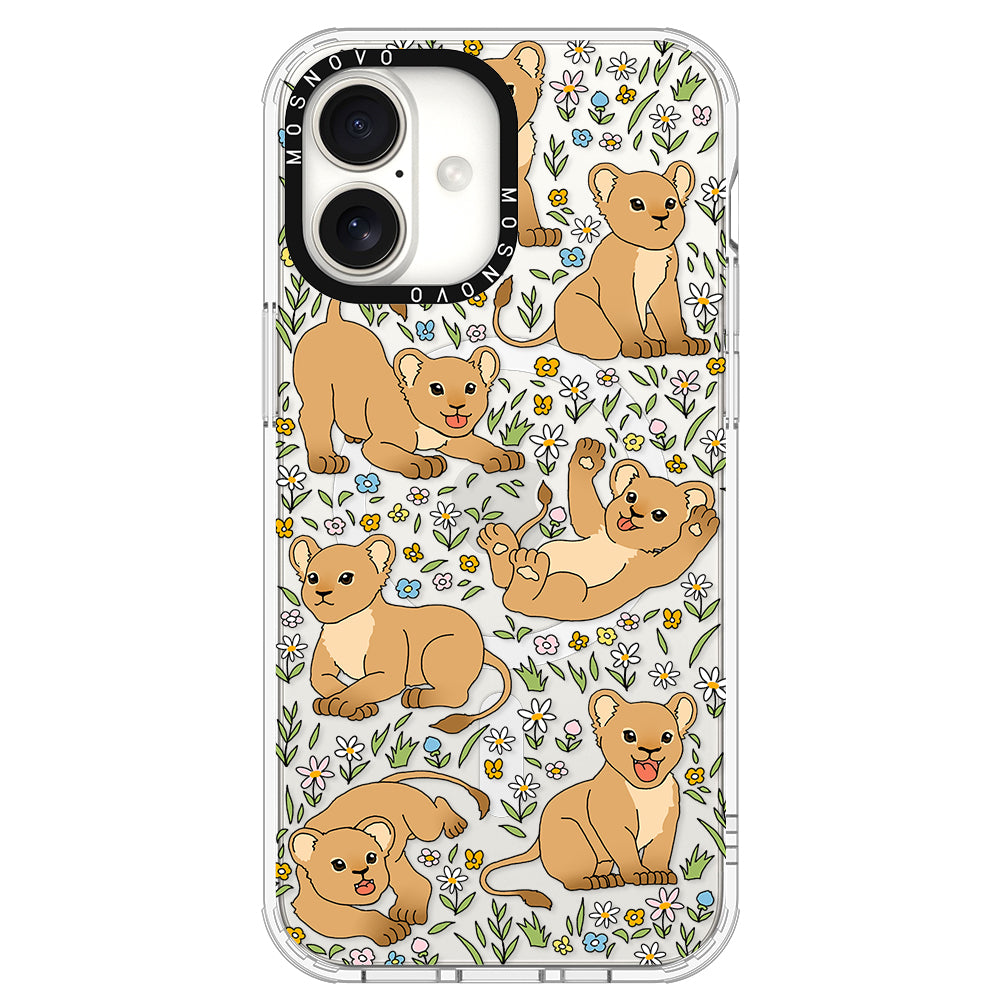 Cute Lion Phone Case - iPhone 16 Plus Case - MOSNOVO