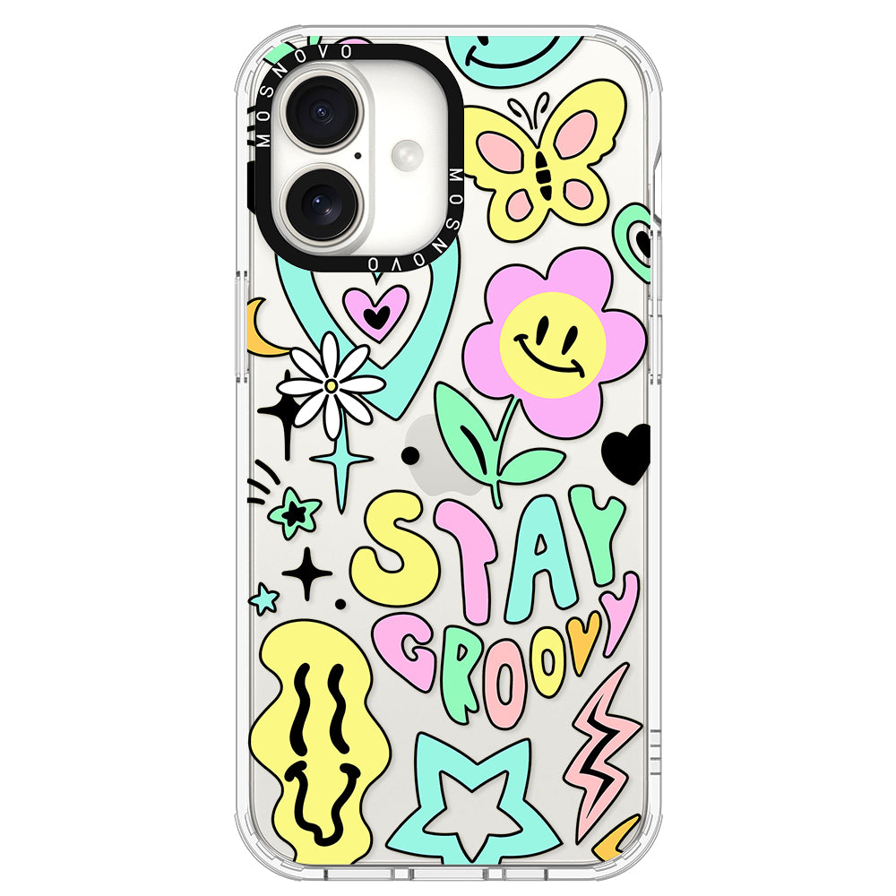 Stay Groovy Phone Case - iPhone 16 Plus Case