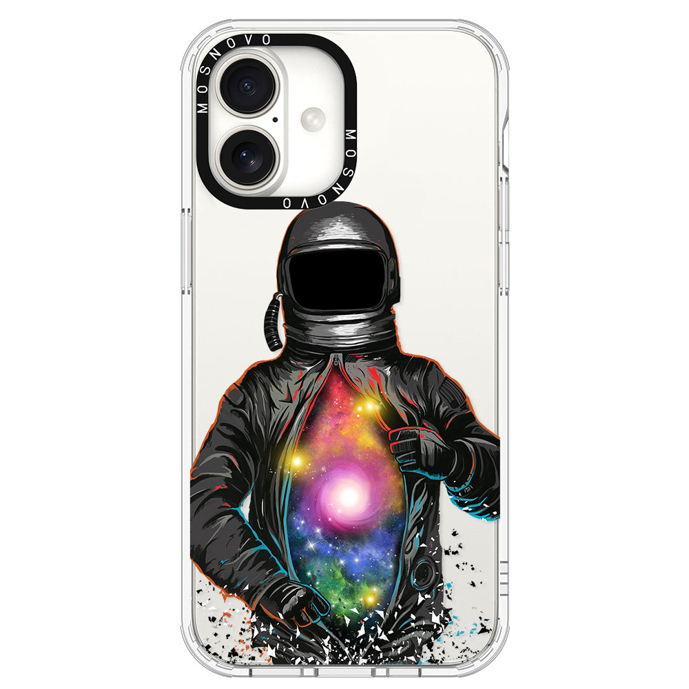 Mystery Astronaut Phone Case - iPhone 16 Plus Case - MOSNOVO