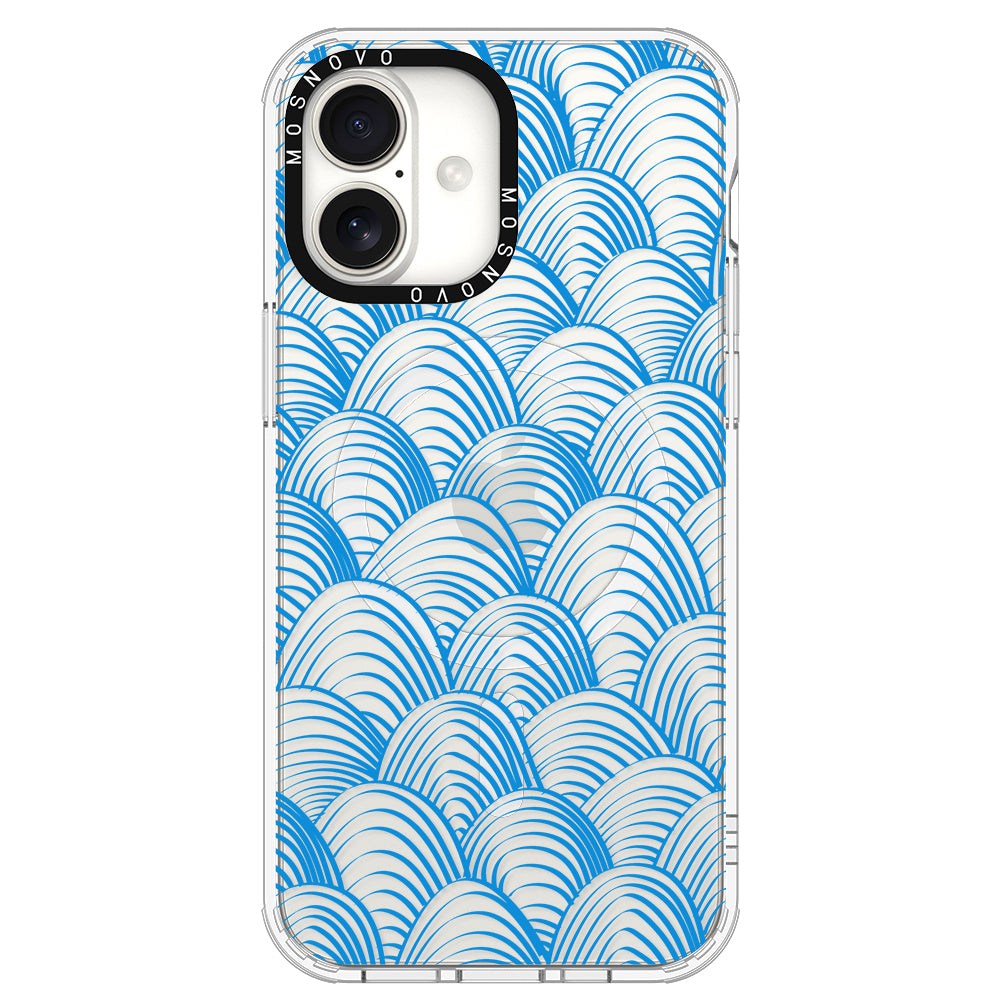 Wavy Wave Phone Case - iPhone 16 Plus Case - MOSNOVO