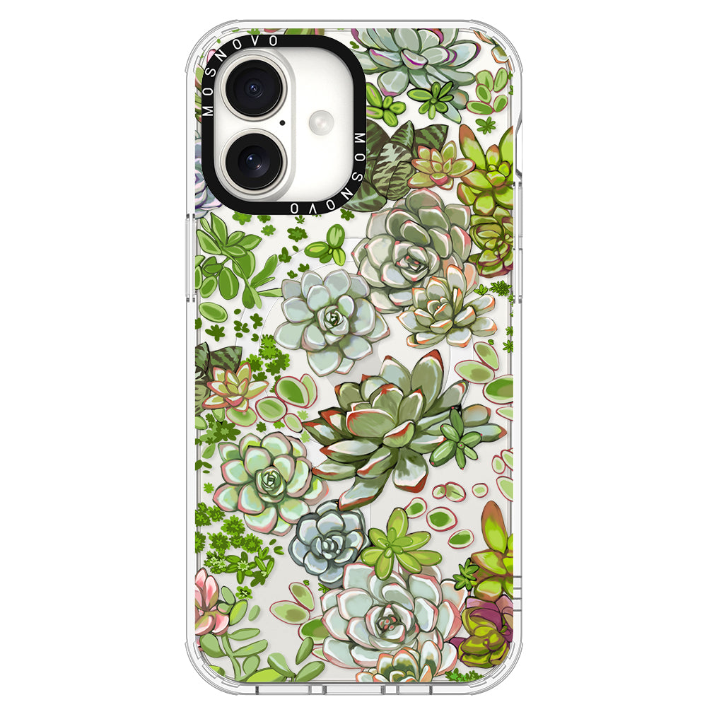 Succulent Phone Case - iPhone 16 Plus Case - MOSNOVO