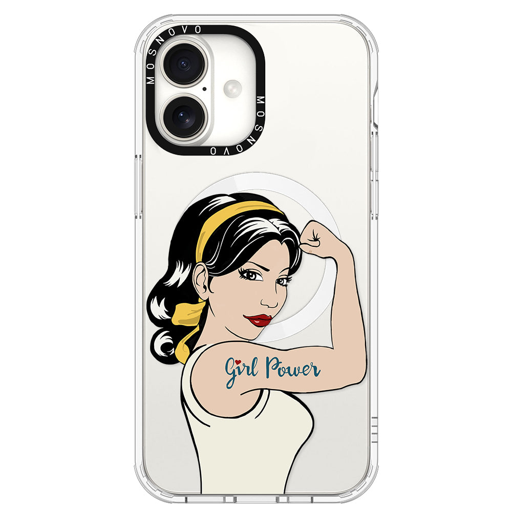 Girl Power Phone Case - iPhone 16 Plus Case - MOSNOVO