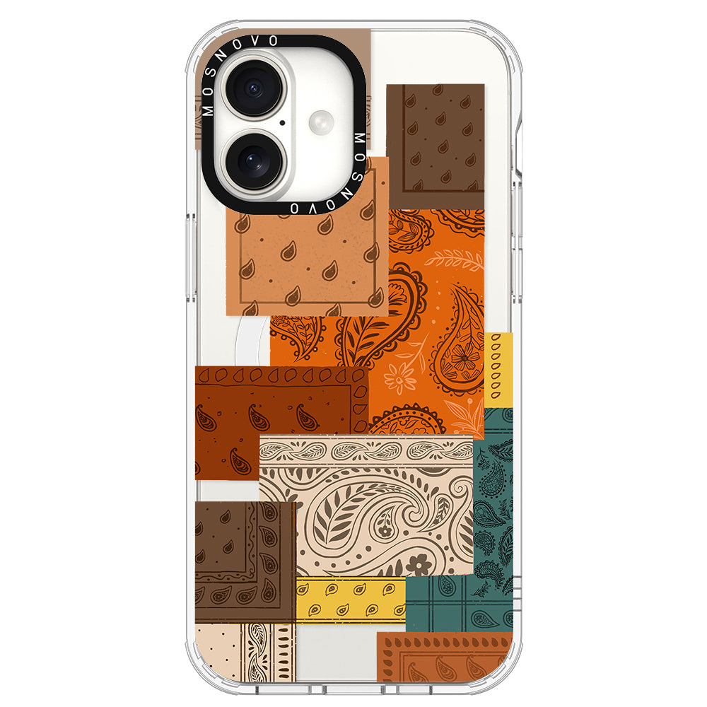 Vintage Paisley Phone Case - iPhone 16 Plus Case - MOSNOVO