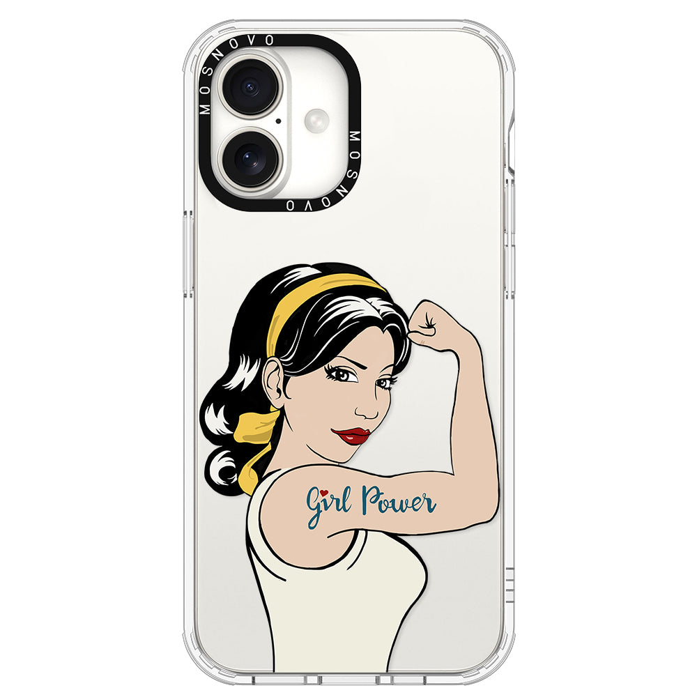 Girl Power Phone Case - iPhone 16 Plus Case - MOSNOVO