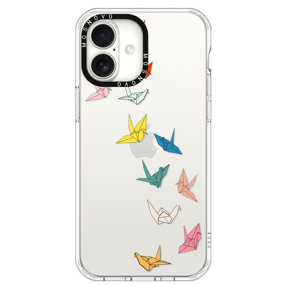 Paper Crane Phone Case - iPhone 16 Plus Case - MOSNOVO