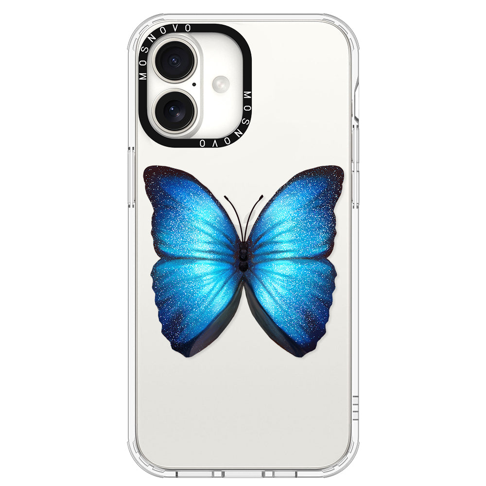 Shimmering Butterfly Phone Case - iPhone 16 Plus Case - MOSNOVO