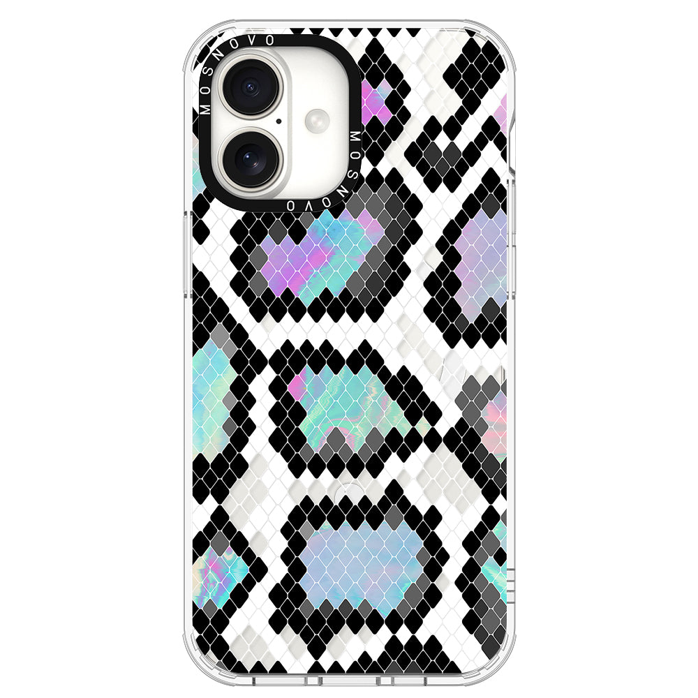 Aurora Snake Print Phone Case - iPhone 16 Plus Case - MOSNOVO