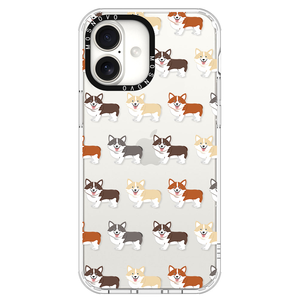 Cute Corgi Phone Case - iPhone 16 Plus Case - MOSNOVO