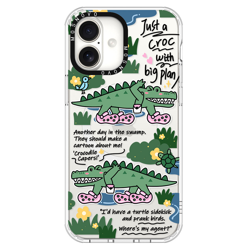 Croc with Big Plan Phone Case - iPhone 16 Case