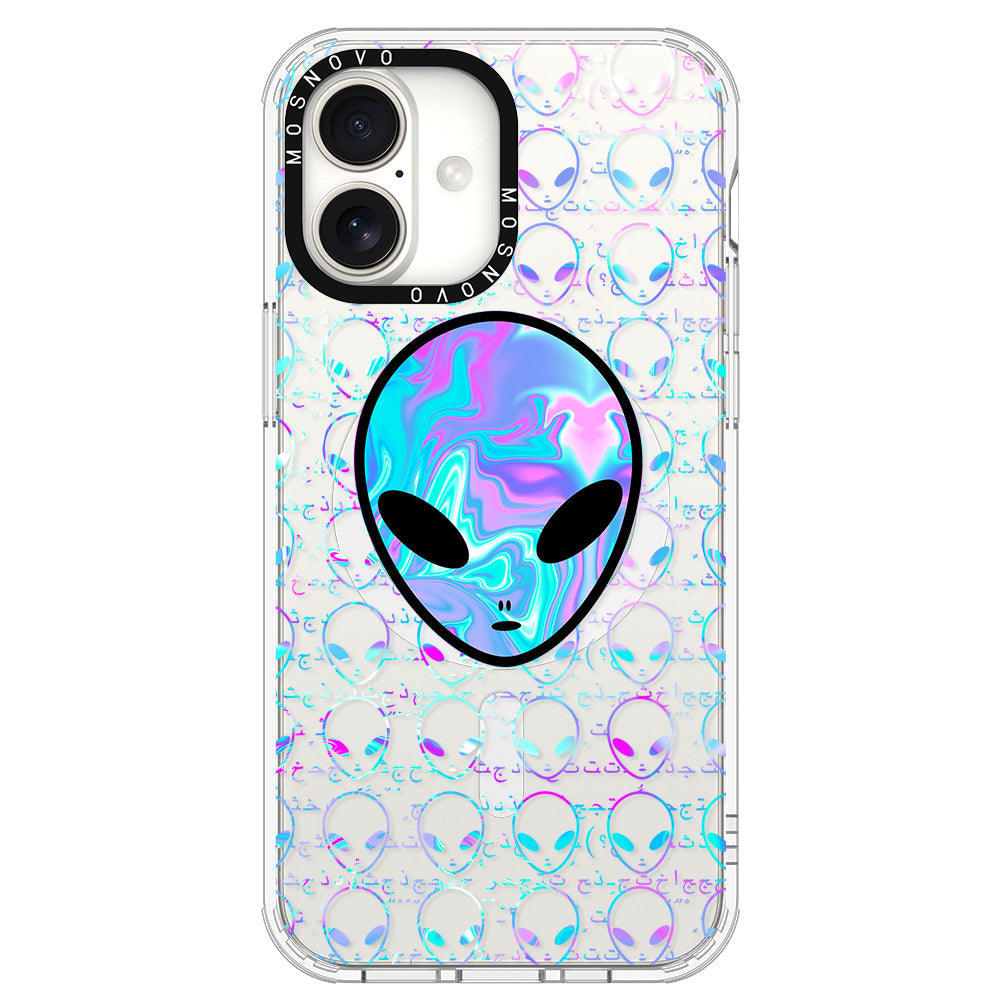 Space Alien Phone Case - iPhone 16 Plus Case - MOSNOVO