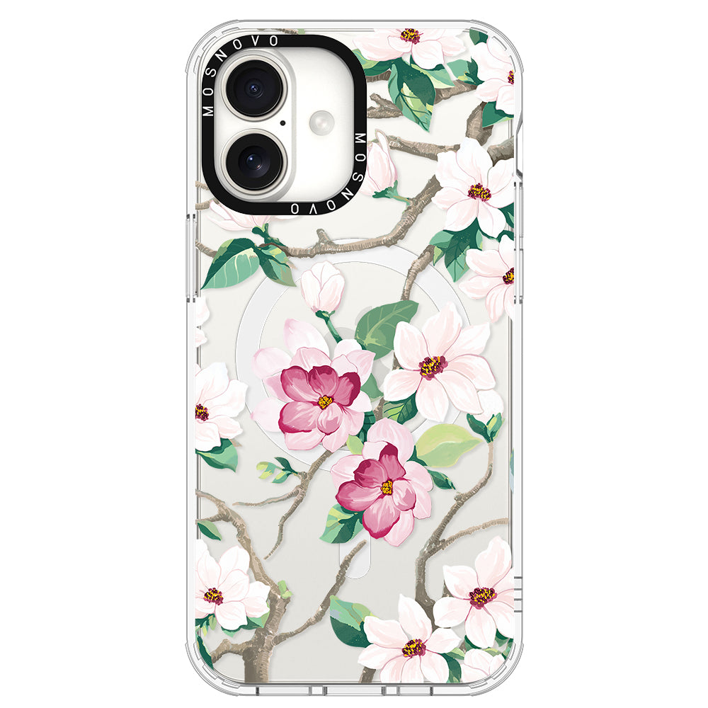 Magnolia Phone Case - iPhone 16 Case - MOSNOVO