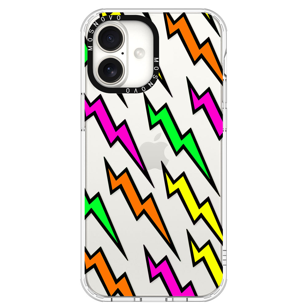 Colorful Lightning Phone Case - iPhone 16 Plus Case - MOSNOVO