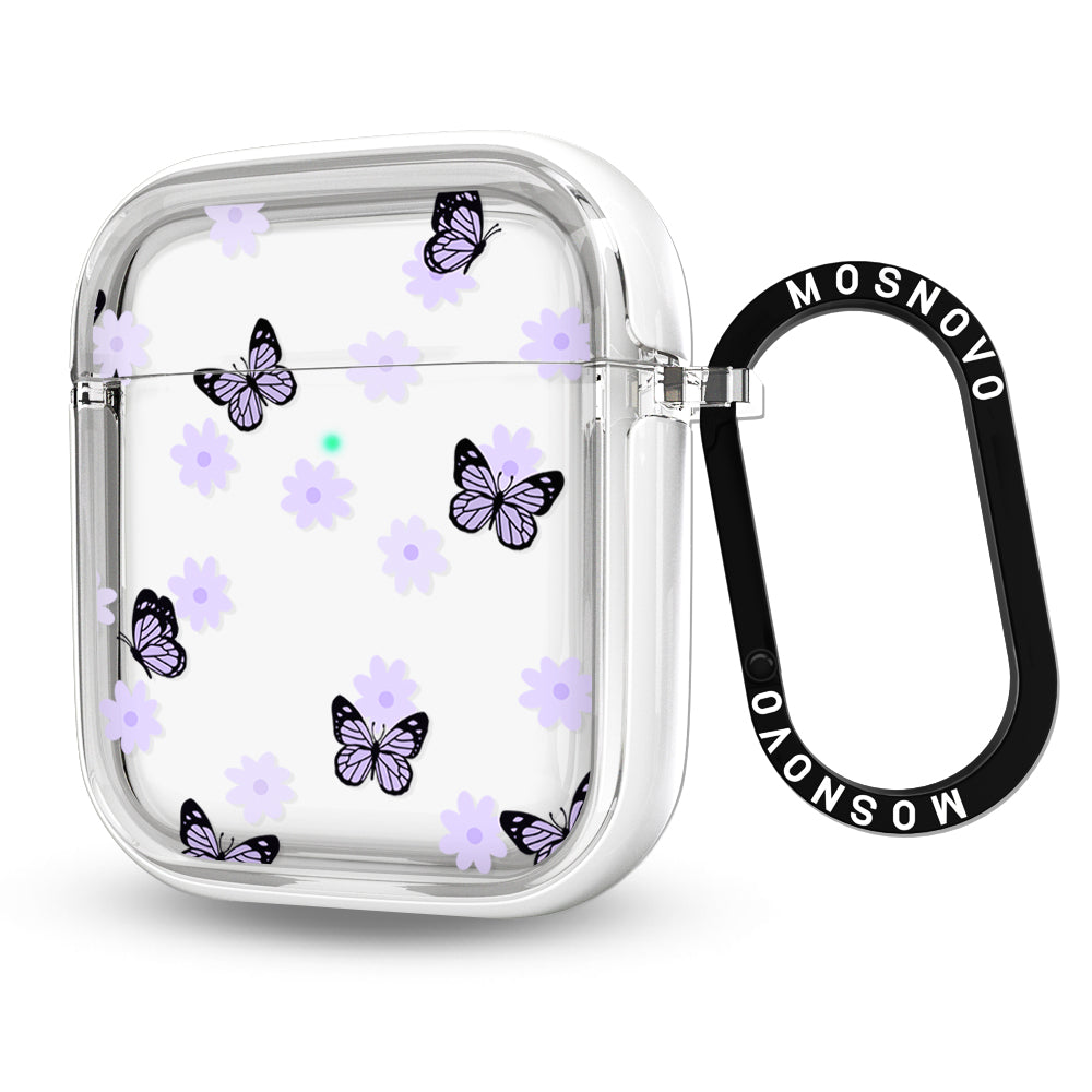 Lilac Butterfly AirPods 1/2 Case