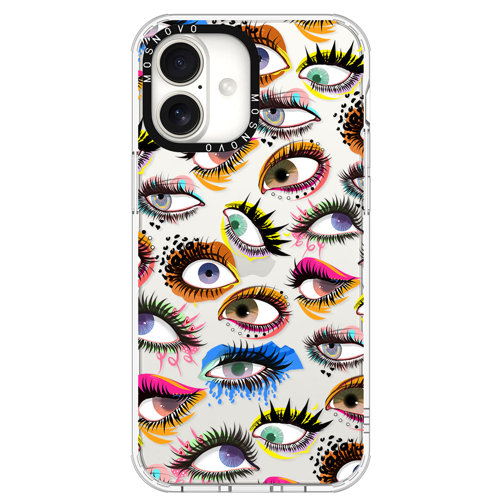 Eyes Phone Case - iPhone 16 Plus Case - MOSNOVO