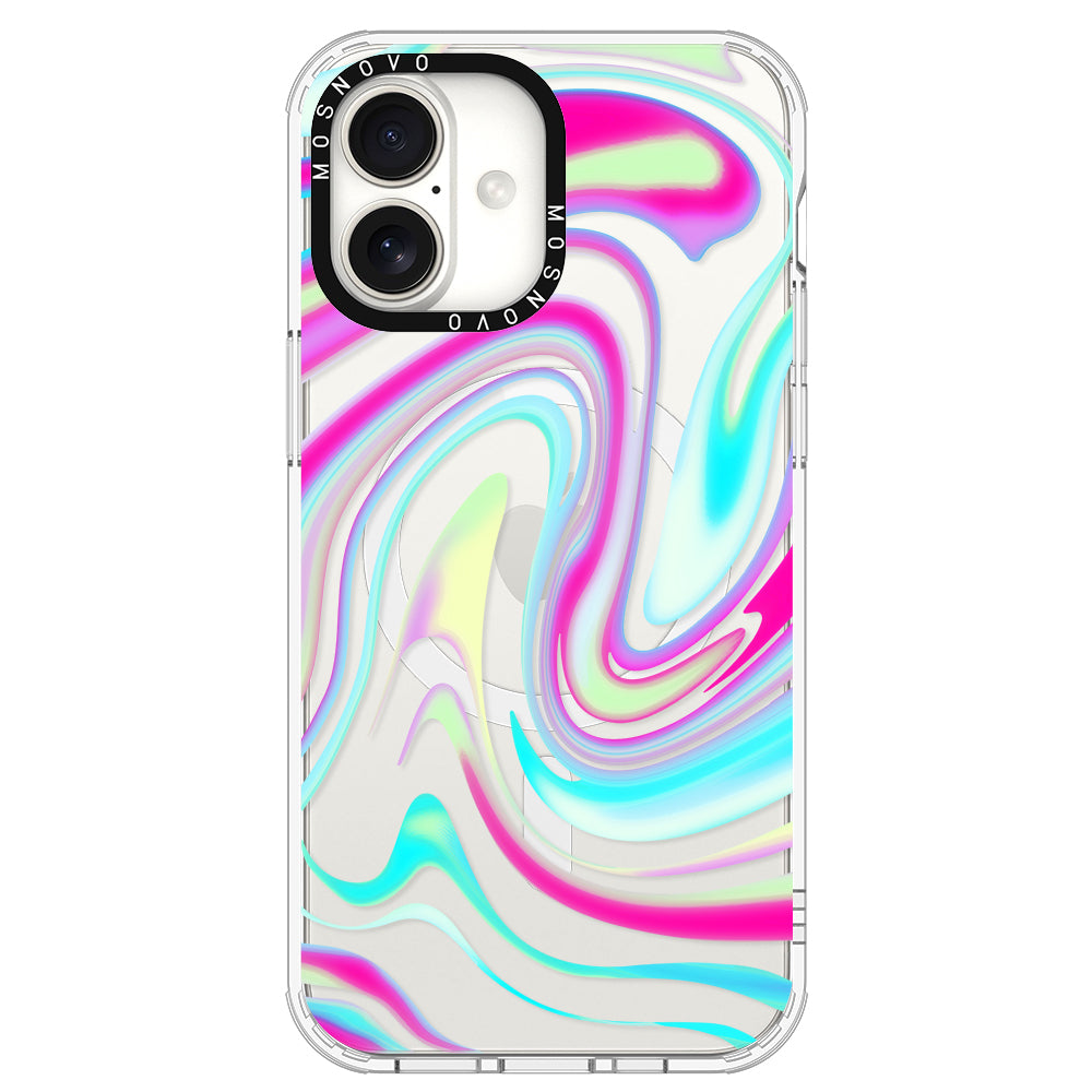 Psychedelic Swirls Phone Case - iPhone 16 Plus Case - MOSNOVO