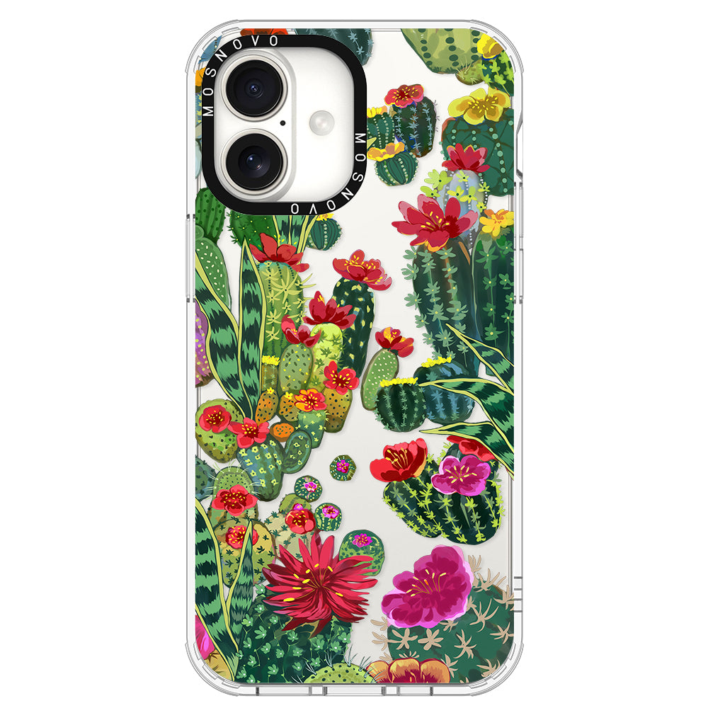 Cactus Garden Phone Case - iPhone 16 Plus Case - MOSNOVO