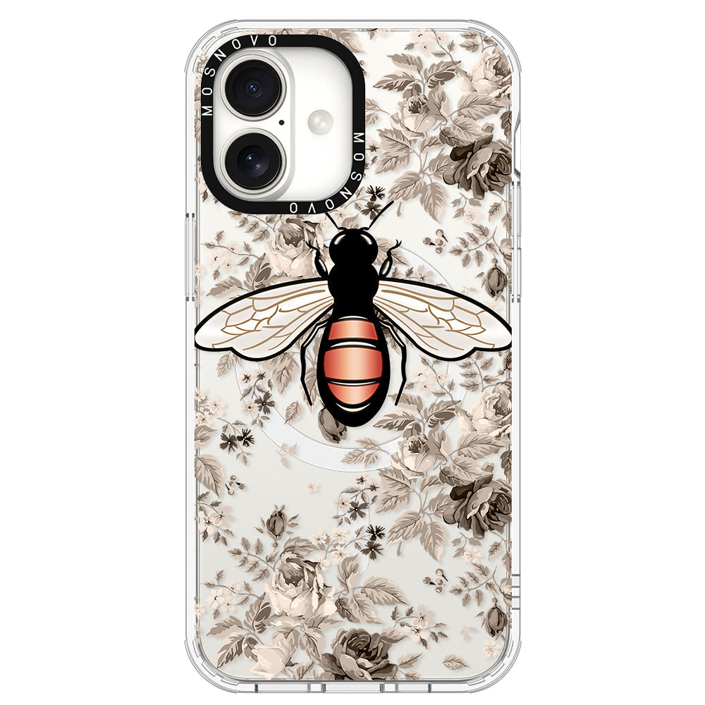 Vintage Bee Phone Case - iPhone 16 Plus Case - MOSNOVO