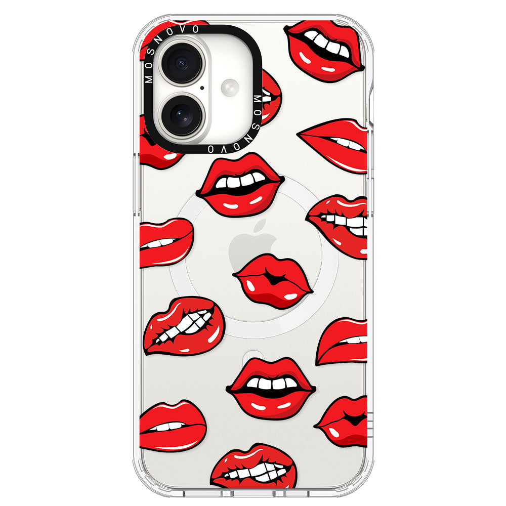 Hot Lips Phone Case - iPhone 16 Case - MOSNOVO