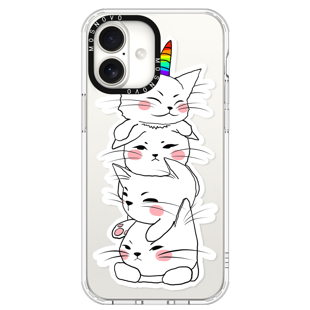 Squishcat Phone Case - iPhone 16 Plus Case - MOSNOVO