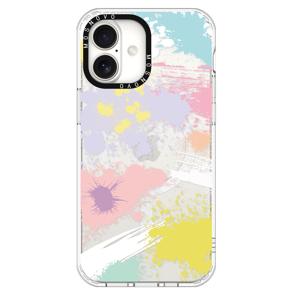 Splash Paint Phone Case - iPhone 16 Plus Case - MOSNOVO