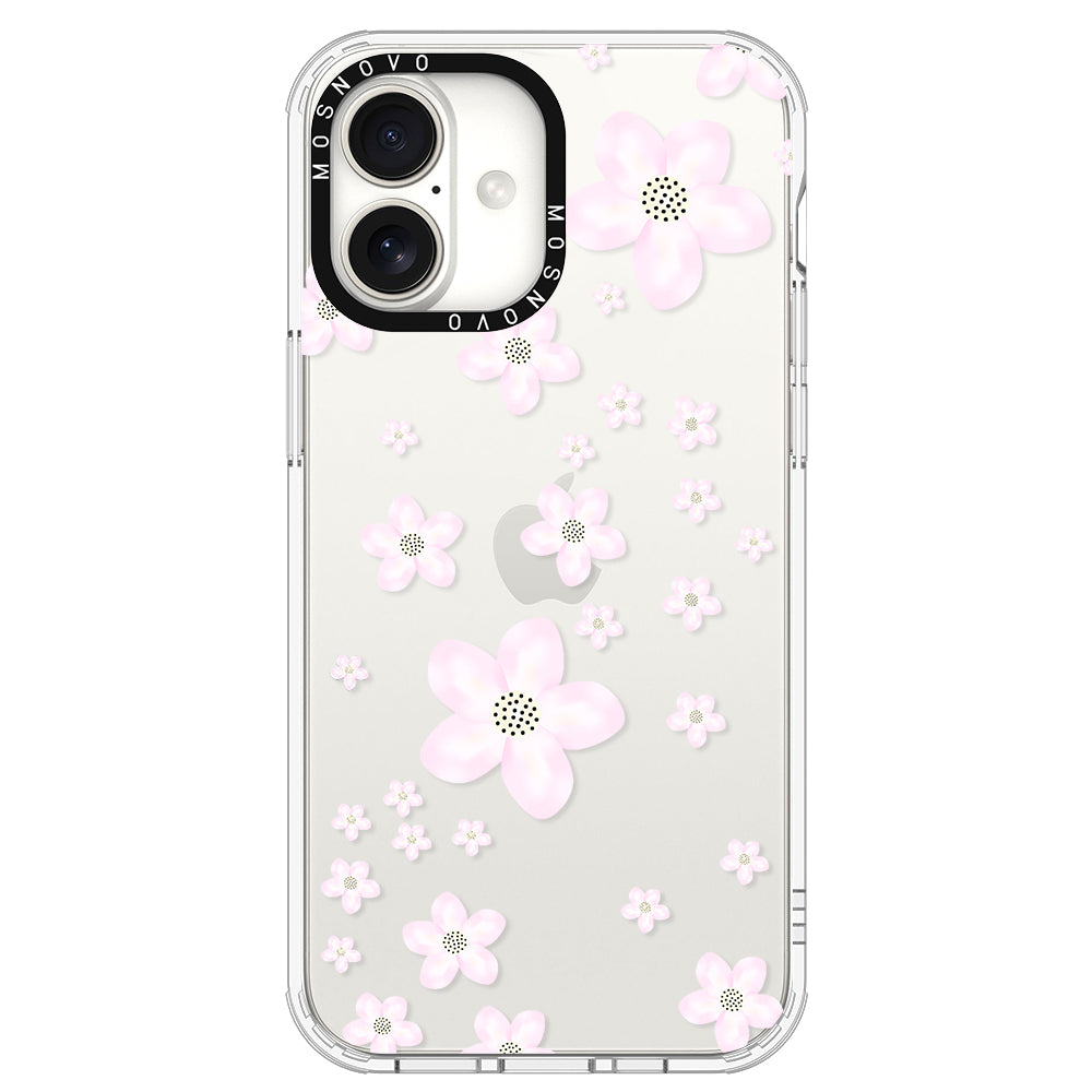 Pink Cherry Blossom Phone Case - iPhone 16 Plus Case - MOSNOVO