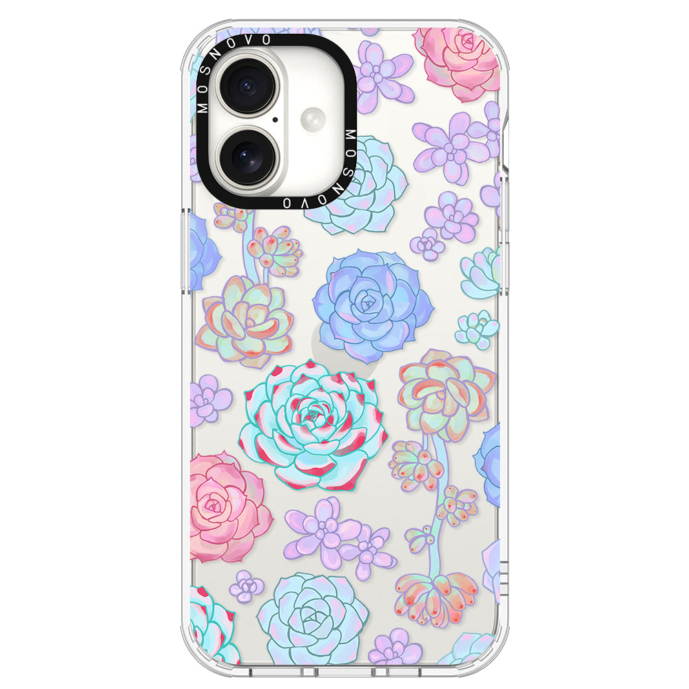 Succulents Phone Case - iPhone 16 Plus Case - MOSNOVO