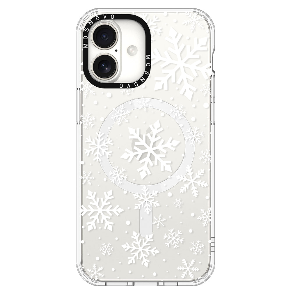 Snowflake Phone Case - iPhone 16 Plus Case - MOSNOVO