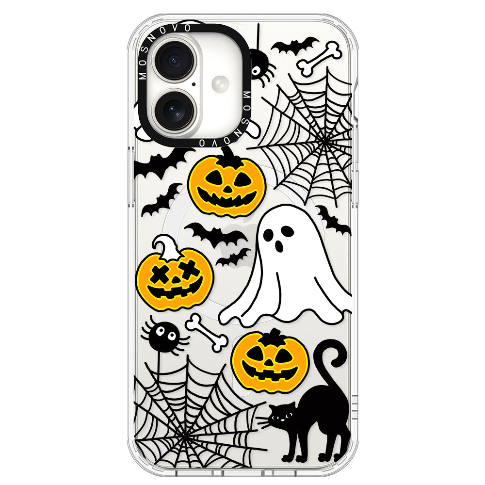 Halloween Pumpkin Phone Case - iPhone 16 Plus Case - MOSNOVO