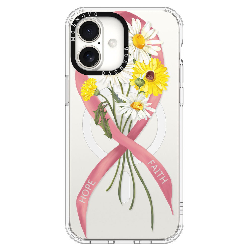 Breast Awareness Phone Case - iPhone 16 Plus Case - MOSNOVO