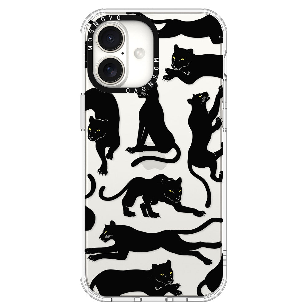 Black Panther Phone Case - iPhone 16 Plus Case - MOSNOVO