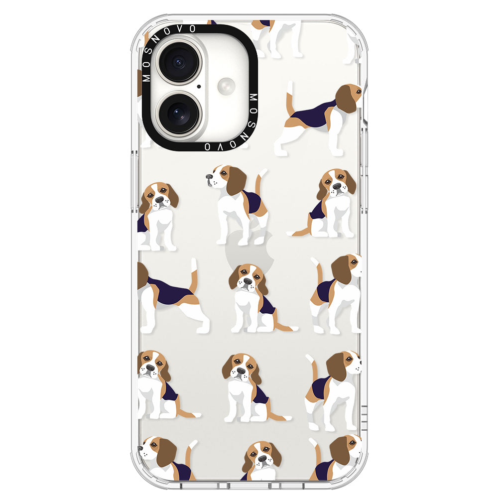 Cute Beagles Phone Case - iPhone 16 Plus Case - MOSNOVO