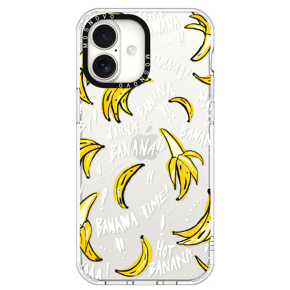 Banana Banana Phone Case - iPhone 16 Plus Case - MOSNOVO