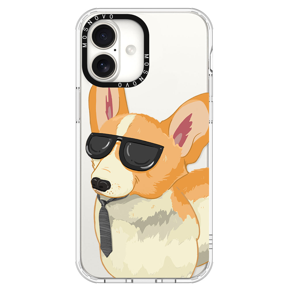 Fluffy Corgi Phone Case - iPhone 16 Plus Case - MOSNOVO