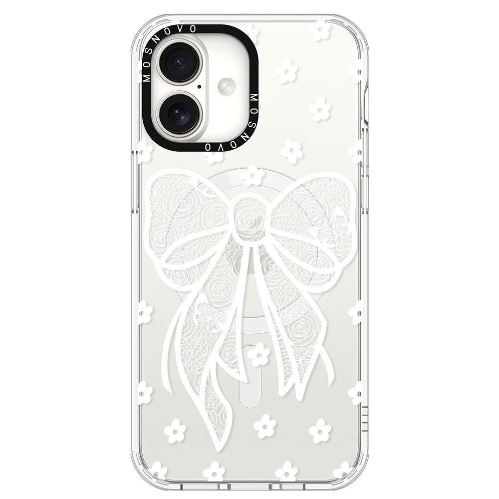 Lacey Bow Phone Case - iPhone 16 Plus Case