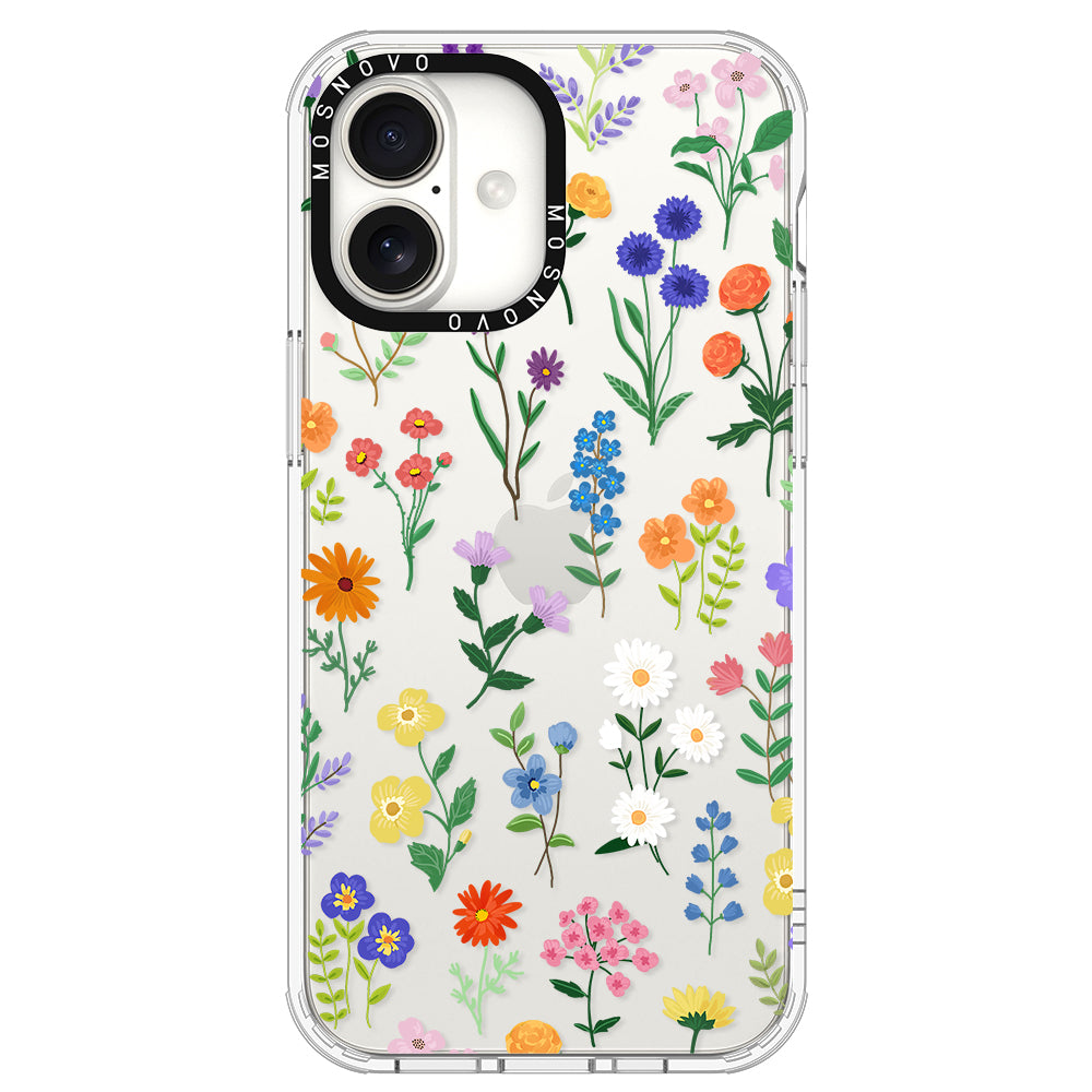 Botanical Floral Phone Case - iPhone 16 Case - MOSNOVO