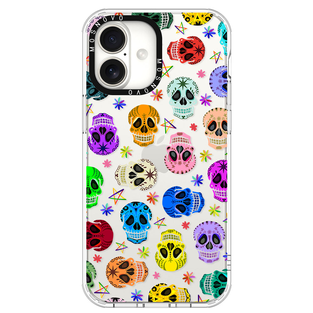 Skull Phone Case - iPhone 16 Plus Case - MOSNOVO