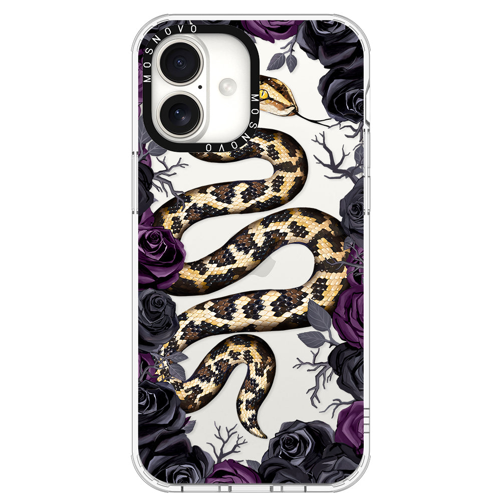 Secret Snake Garden Phone Case - iPhone 16 Plus Case - MOSNOVO