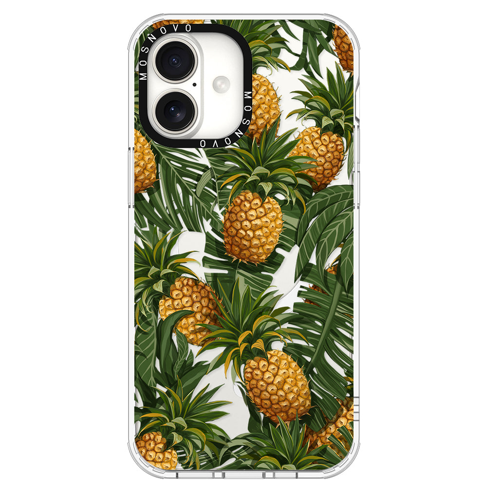 Pineapple Botany Phone Case - iPhone 16 Plus Case - MOSNOVO