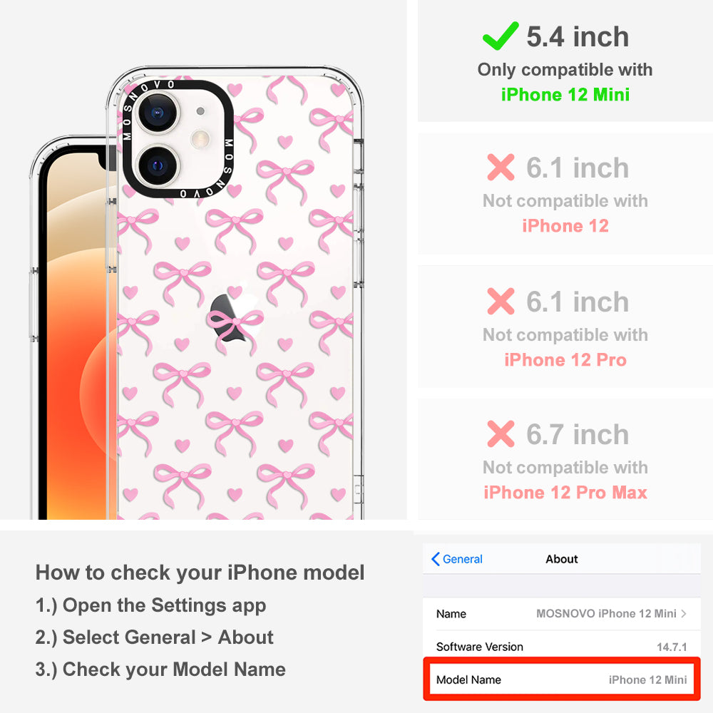 Bowtiful Love Phone Case - iPhone 12 Mini Case